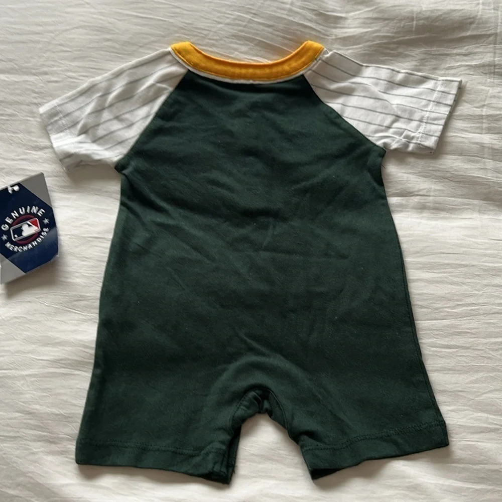 MLB Bodysuit One Piece Romper Infants 3M Oakland A's Athletics - New with tags